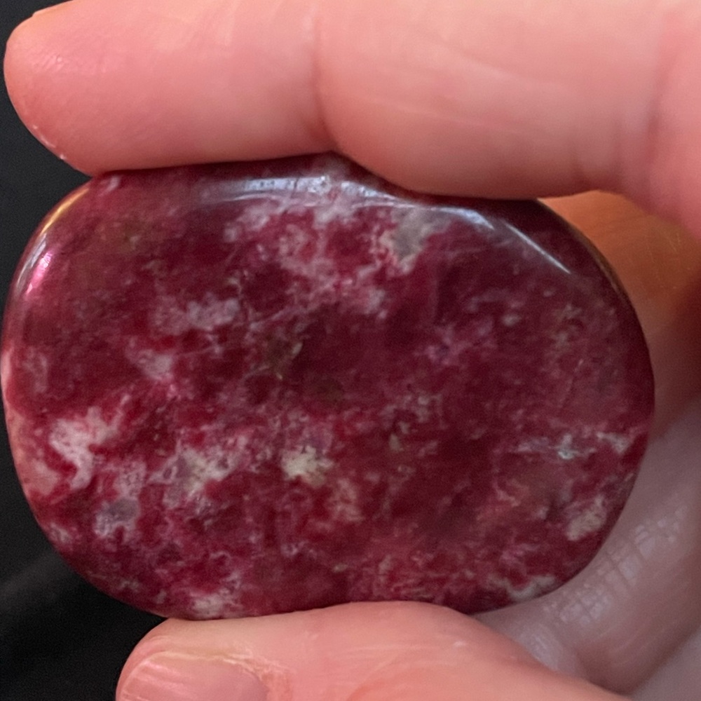 Thulite Pocket Stone